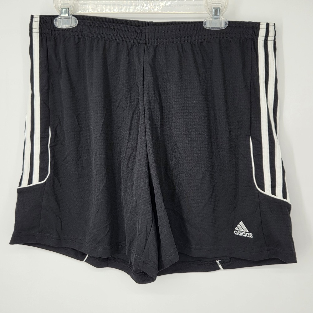 NEW Adidas Squad 13 Shorts Black/White Men's Size XL‎ Thin Lightweight NWT
